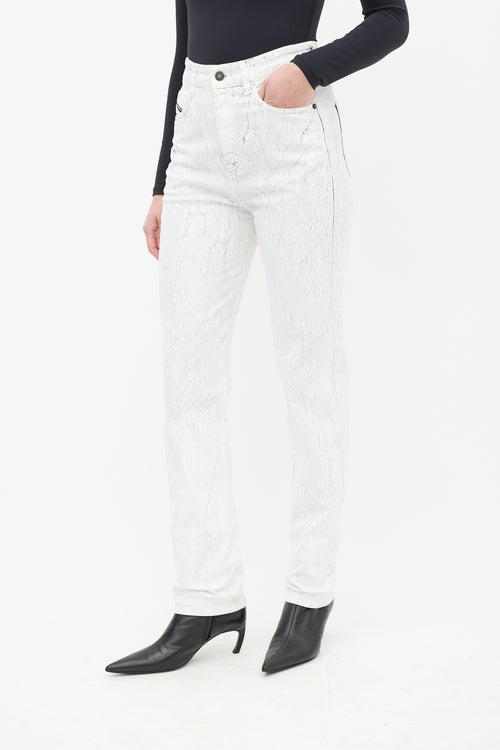 Diesel White D-EISELL-SP4  Jeans