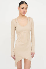 Dion Lee Knit Ribbed Corset Dress