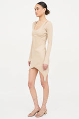Dion Lee Knit Ribbed Corset Dress