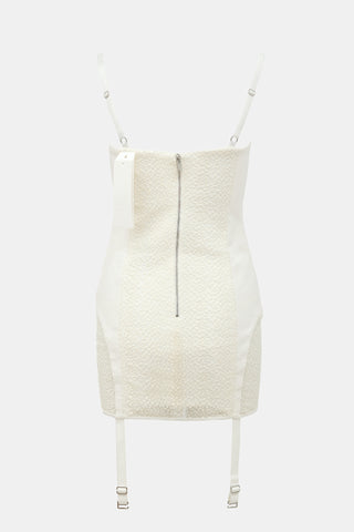 Dion Lee Lace Up Corset Mini Dress