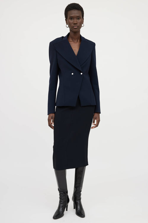 Dion Lee Cut Out Collar Blazer