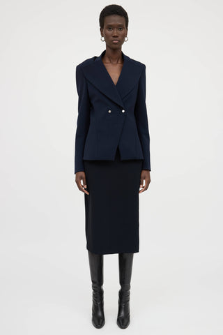 Dion Lee Cut Out Collar Blazer