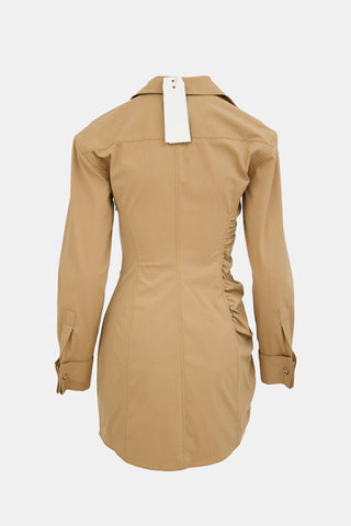 Dion Lee Safety Slider Gathered Dress