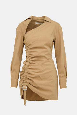 Dion Lee Safety Slider Gathered Dress