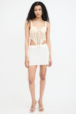 Dion Lee Crochet Corset Top