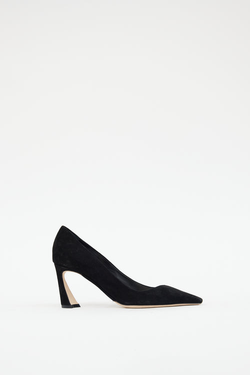 Dior Black Suede Songe Heel