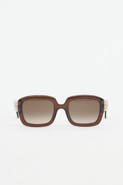 Dior 09QHA Square Sunglasses