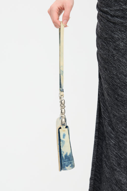 Dior 2000 Exotic Leather Tie Dye Malice Bag