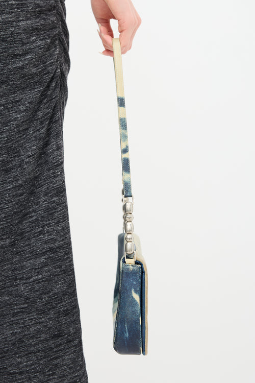 Dior 2000 Exotic Leather Tie Dye Malice Bag