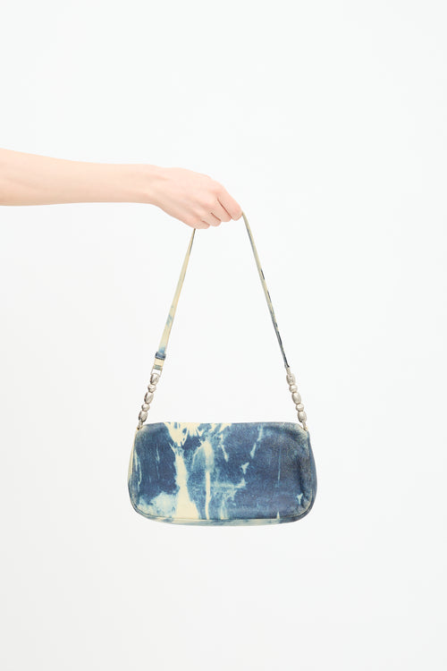 Dior 2000 Exotic Leather Tie Dye Malice Bag