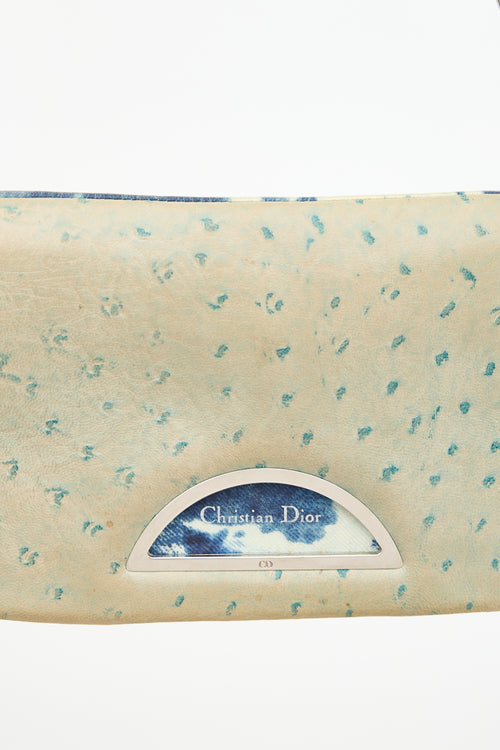 Dior 2000 Exotic Leather Tie Dye Malice Bag