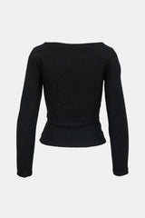 Dior 2004 Lace Long Sleeve Top
