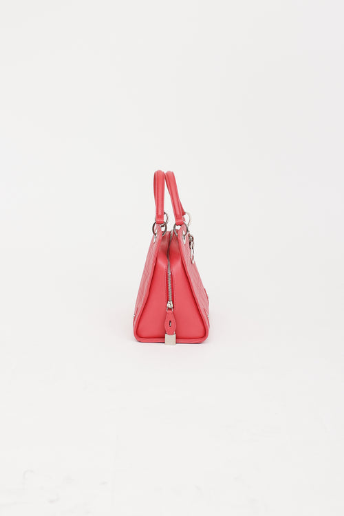 2005 Small Cannage Lock Soft Lady Dior  Bag