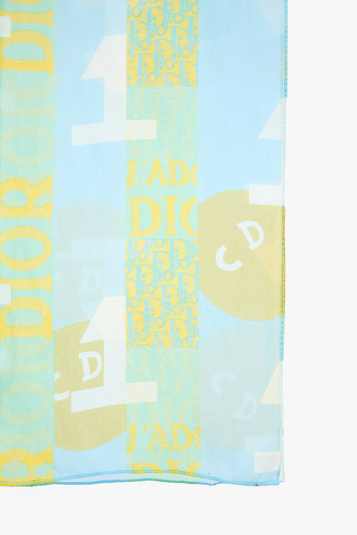 Dior 2005 Silk J'Adore Scarf