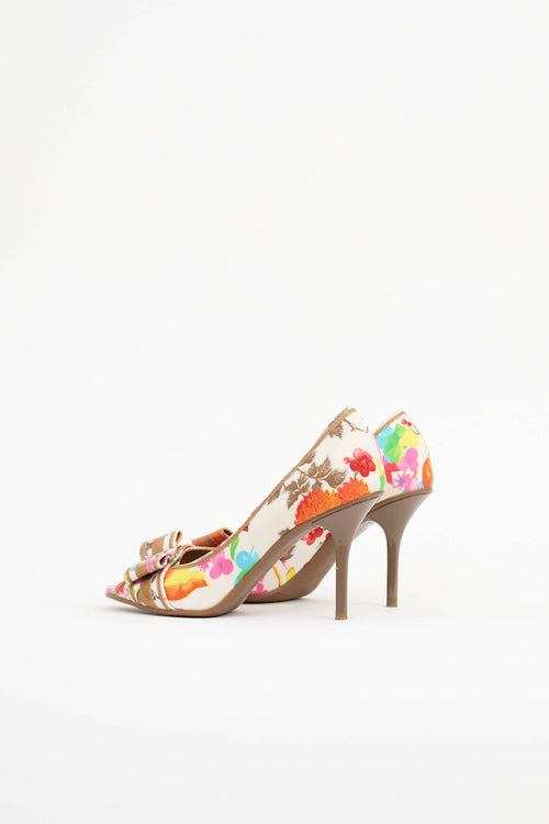 Dior 2009 Floral Peep Toe Pump