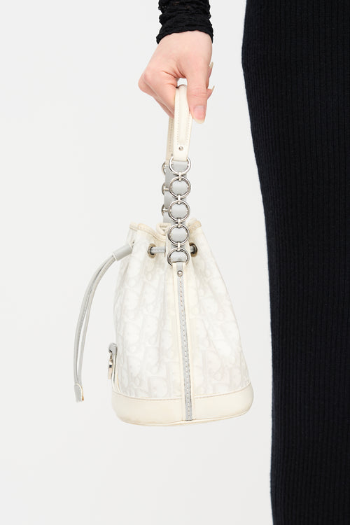 Dior 2007 Diorissimo Drawstring Bucket Bag