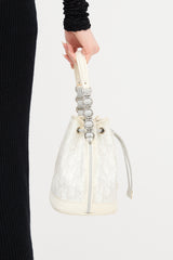 Dior 2007 Diorissimo Drawstring Bucket Bag