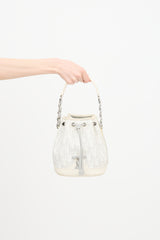 Dior 2007 Diorissimo Drawstring Bucket Bag