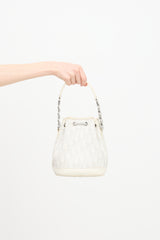 Dior 2007 Diorissimo Drawstring Bucket Bag