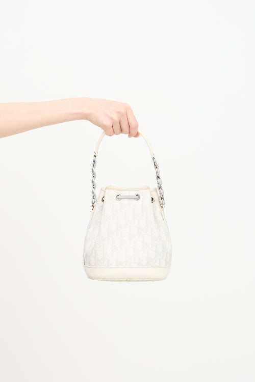 Dior 2007 Diorissimo Drawstring Bucket Bag