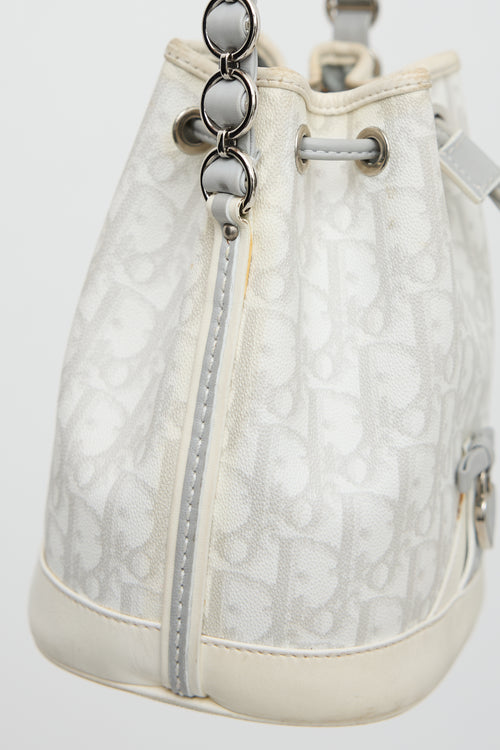 Dior 2007 Diorissimo Drawstring Bucket Bag