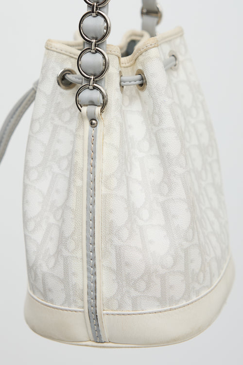 Dior 2007 Diorissimo Drawstring Bucket Bag