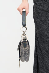 Dior 2007 Jacquard Saddle Bag