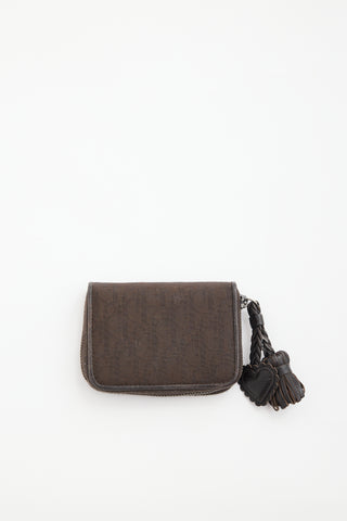 Dior 2007 Oblique Canvas & Leather Wallet