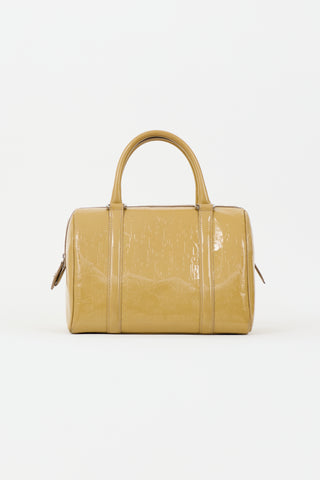 Dior 2008 Oblique Patent Boston Bag