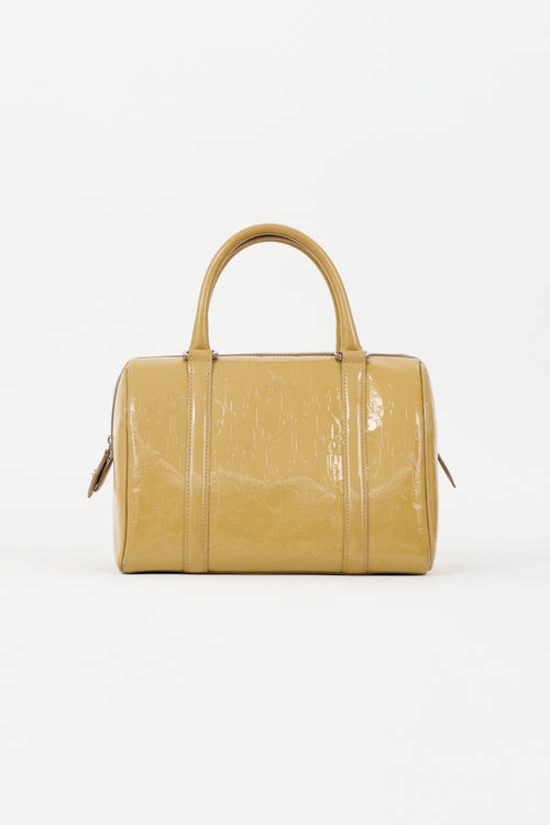 Dior 2008 Oblique Patent Boston Bag