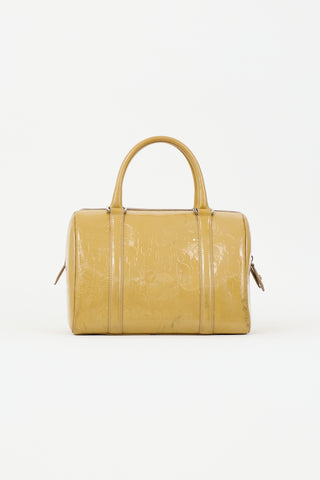 Dior 2008 Oblique Patent Boston Bag