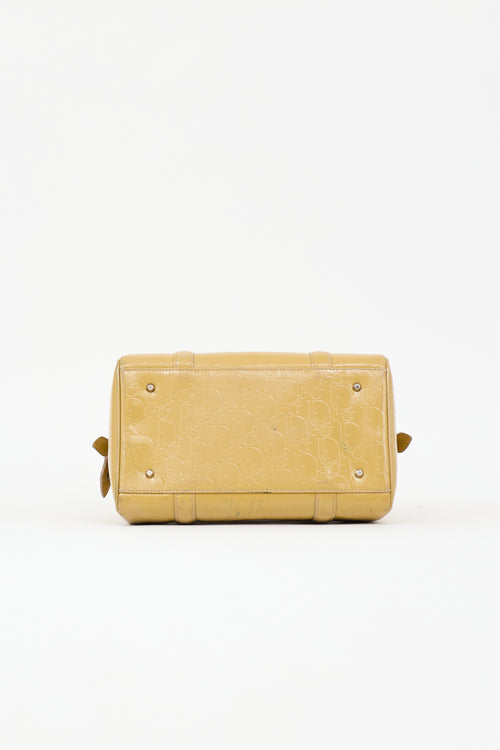 Dior 2008 Oblique Patent Boston Bag