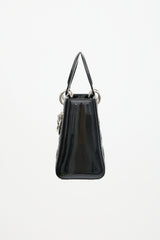 Dior 2010 Patent Leather Medium Lady Dior Bag