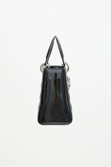 Dior 2010 Patent Leather Medium Lady Dior Bag
