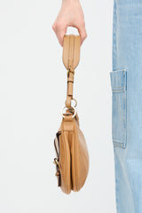 Dior 2012 Leather Croissant Shoulder Bag