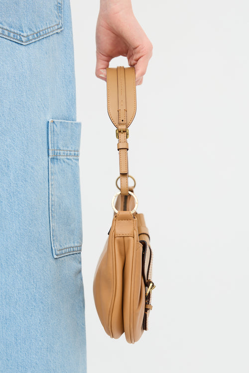 Dior 2012 Leather Croissant Shoulder Bag