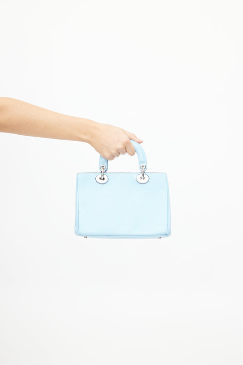 Dior 2013 Blue & Fuchsia Mini Diorissimo Bag