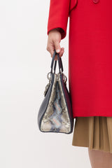 Dior 2015 Navy Leather Medium Diorissimo Tote