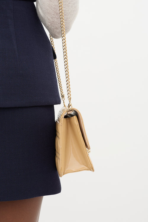 Dior 2015 Patent Cannage Miss Dior Promenade Bag