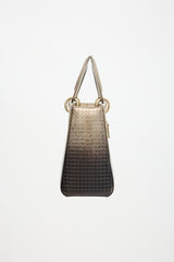 Dior 2016 Metallic Ombre Leather Medium Lady Dior Bag