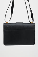 Dior 2019 Black Leather Small 30 Montaigne Shoulder Bag