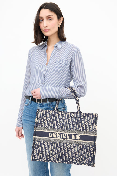 Dior 2019 Oblique Large Book Tote