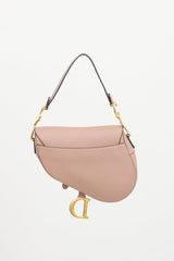 Dior 2019 Grained Leather Saddle Bag