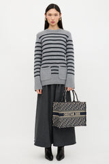 Dior 2019 Oblique Medium Book Tote Bag