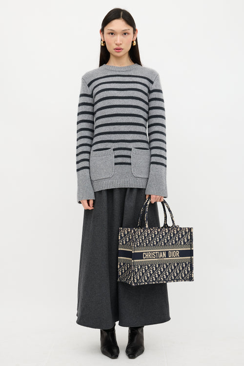 Dior 2019 Oblique Medium Book Tote Bag