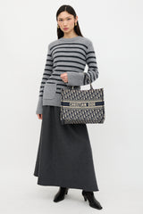 Dior 2019 Oblique Medium Book Tote Bag