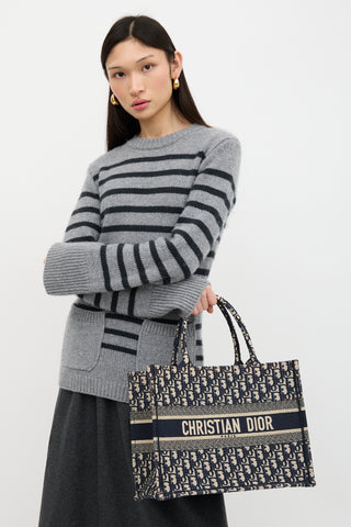 Dior 2019 Oblique Medium Book Tote Bag