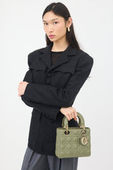 Dior 2020 Leather Small Lady Dior  Bag