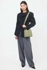 Dior 2020 Leather Small Lady Dior  Bag