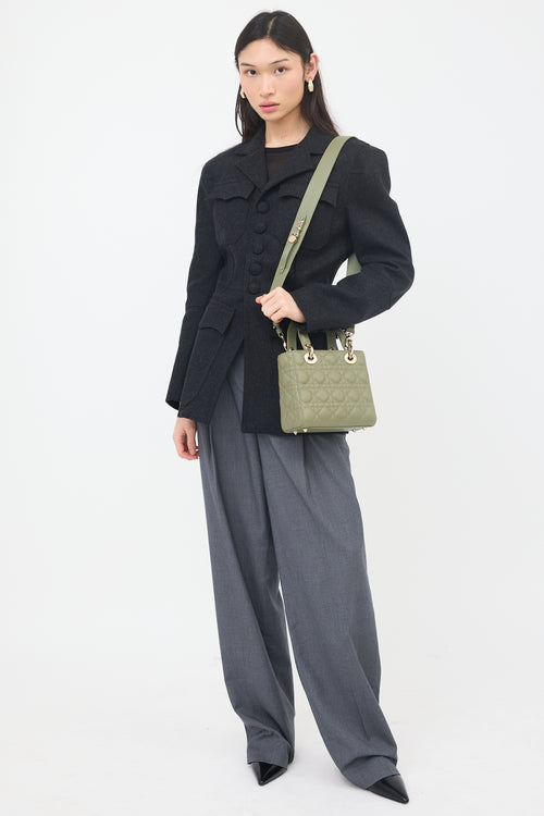 Dior 2020 Leather Small Lady Dior  Bag